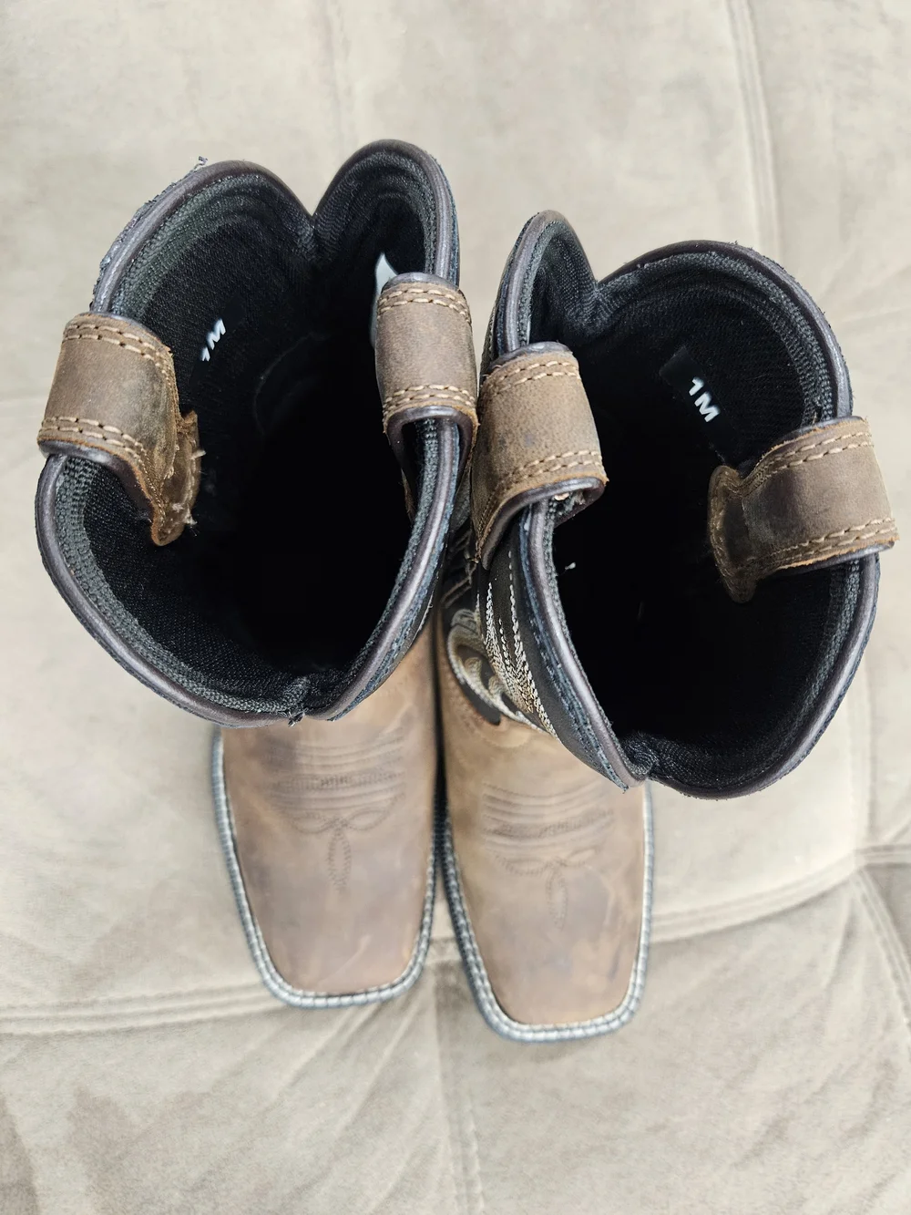 Durango Brown and Black Kids' Western Cowboy Boots